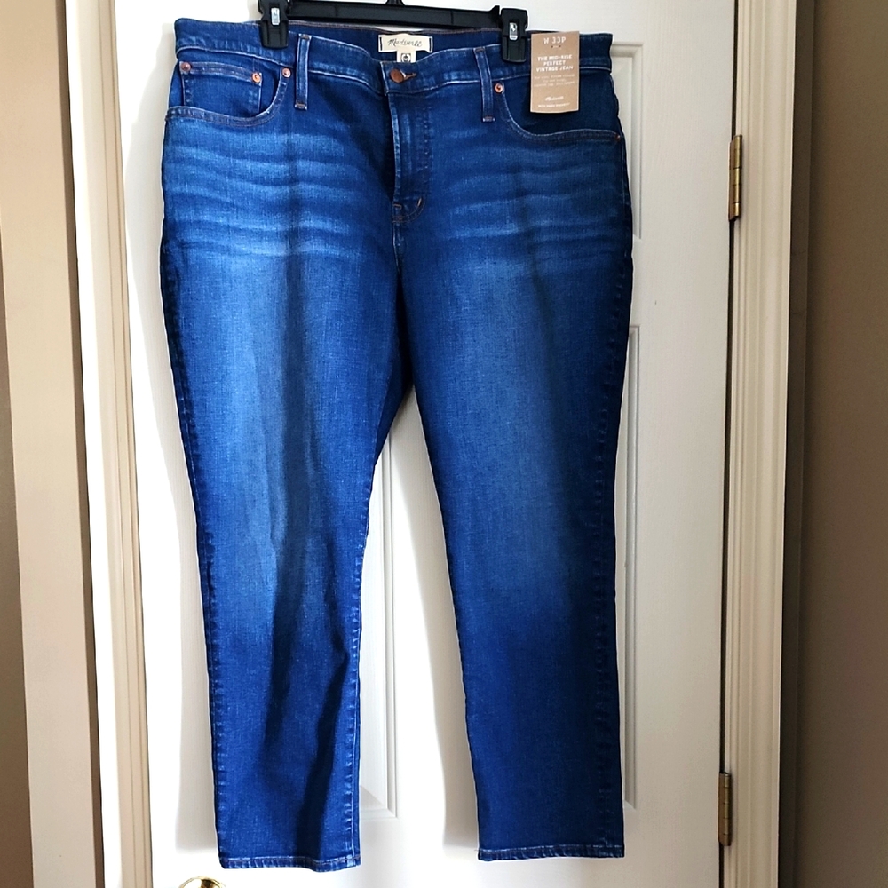 Madewell Blue Denim Jeans